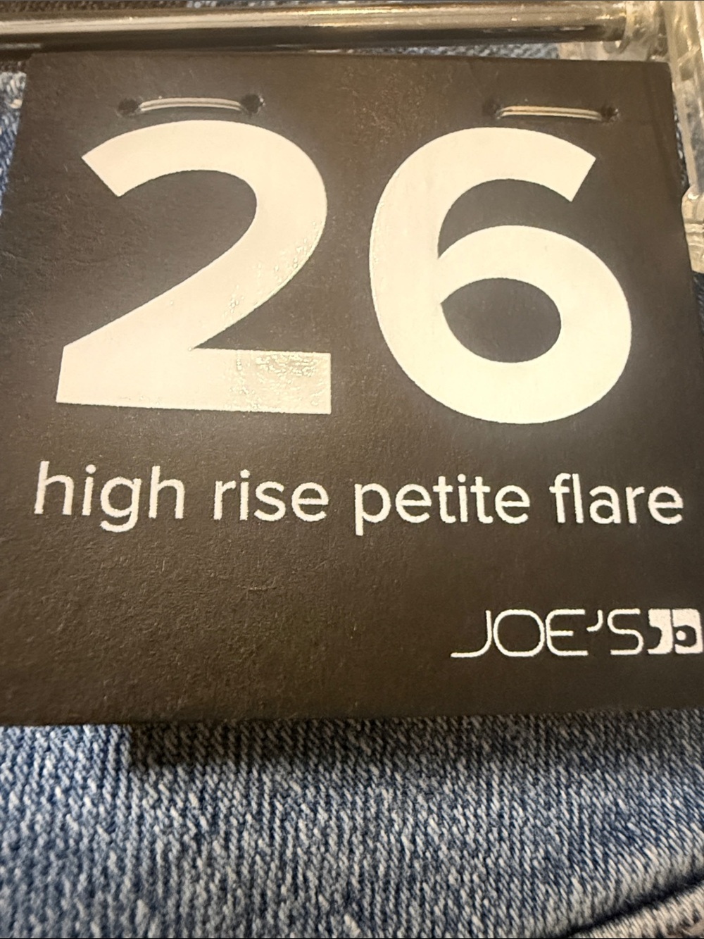 Joe’s high rise petite flare jeans size 26 NWT - Picture 3 of 5